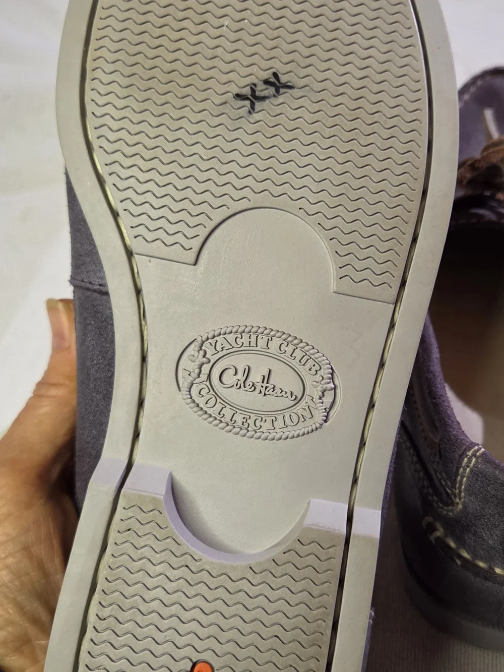 Cole Haan Men Size 8.5 Women’s 10 Leather Boat Shoes Mulberry Air Yacht Club